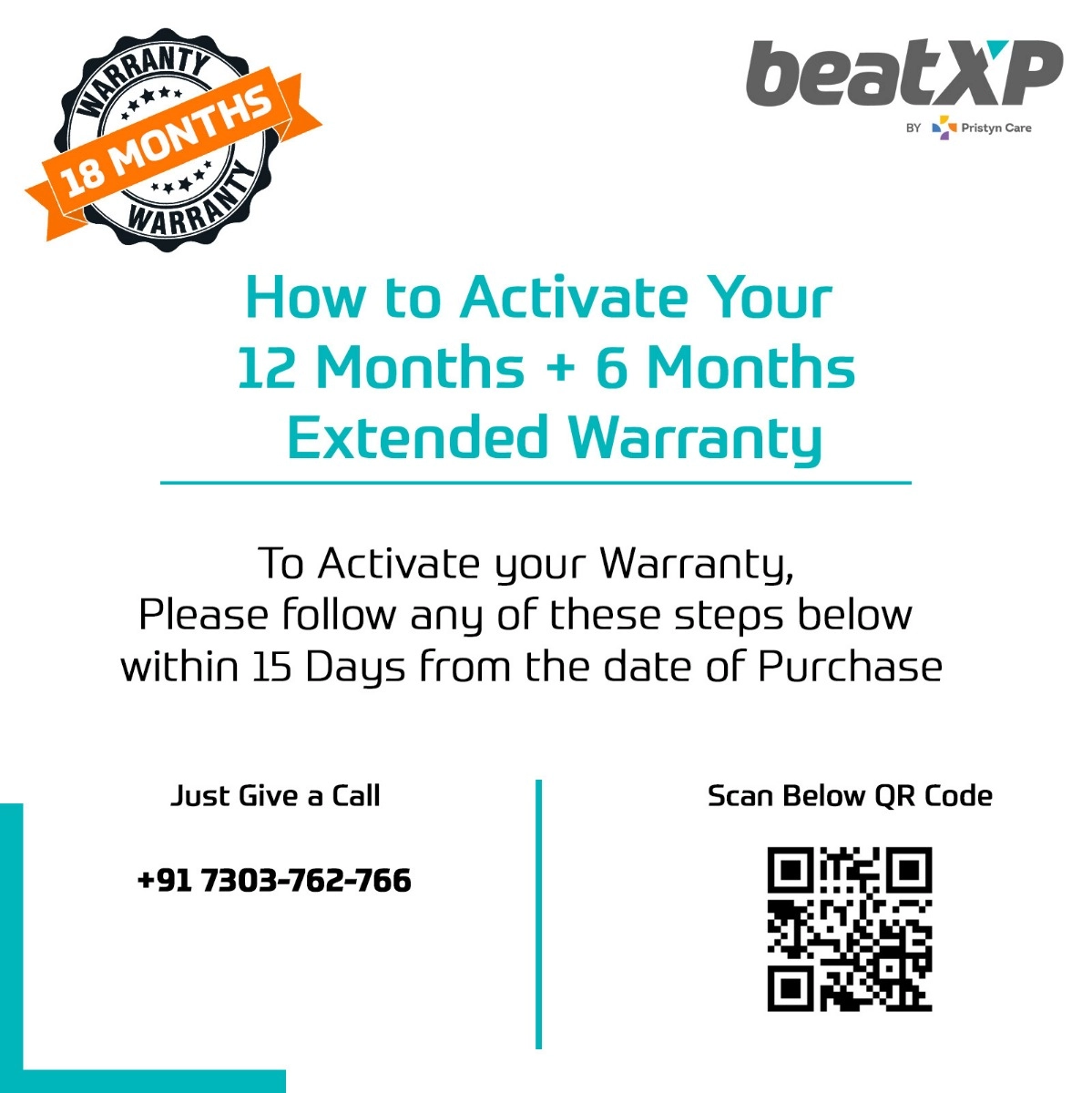 Activate extended warranty of beatXP NeoChef Multipurpose Digital Weight Machine for Home Kitchen