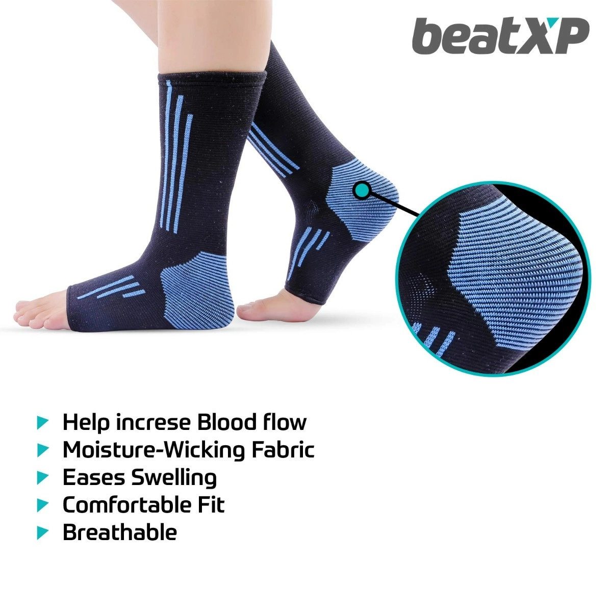 beatXP Ankle Support | Blue Specifications 
